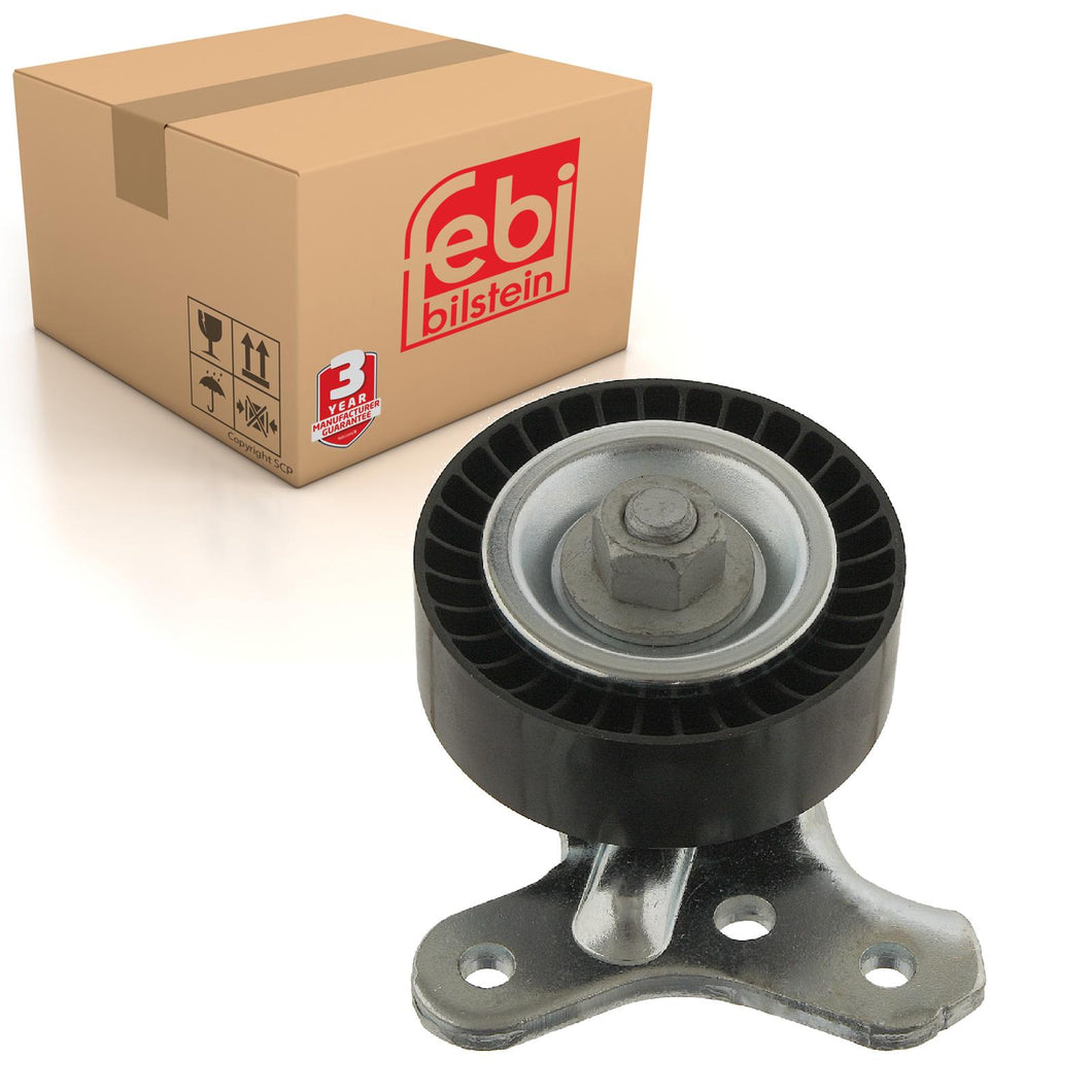 Upper Auxiliary Belt Idler Pulley Inc Bracket Fits Volkswagen Bora Go Febi 30585