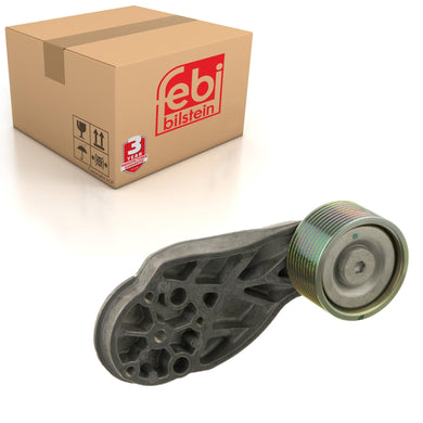 Auxiliary Belt Idler Pulley Inc Bracket Fits Volvo B13 R FH G3 G4 FM Febi 30646