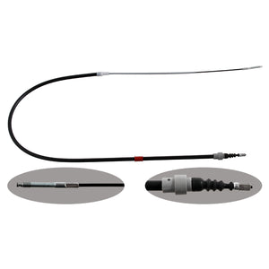 Rear Brake Disc Cable Fits VW Lupo Seat Arosa OE 6X0609721E Febi 30761