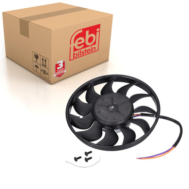 Front Right Radiator Fan Fits Seat Exeo Audi A4 quattro A6 4F Febi 31012