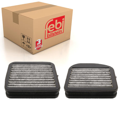 Carbon Cabin Pollen Filter X2 Fits Mercedes Benz CL 500 CL 55 AMG Kom Febi 31295