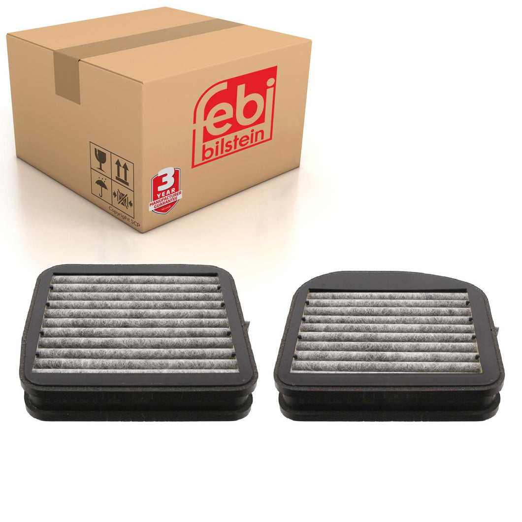 Carbon Cabin Pollen Filter X2 Fits Mercedes Benz CL 500 CL 55 AMG Kom Febi 31295