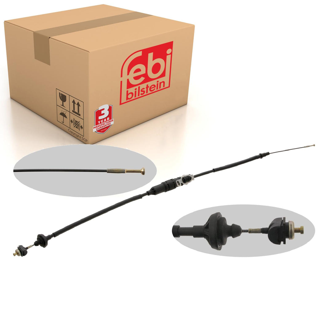 Clutch Cable Fits Volkswagen Eurovan Transporter syncro 7D LHD Only Febi 31328