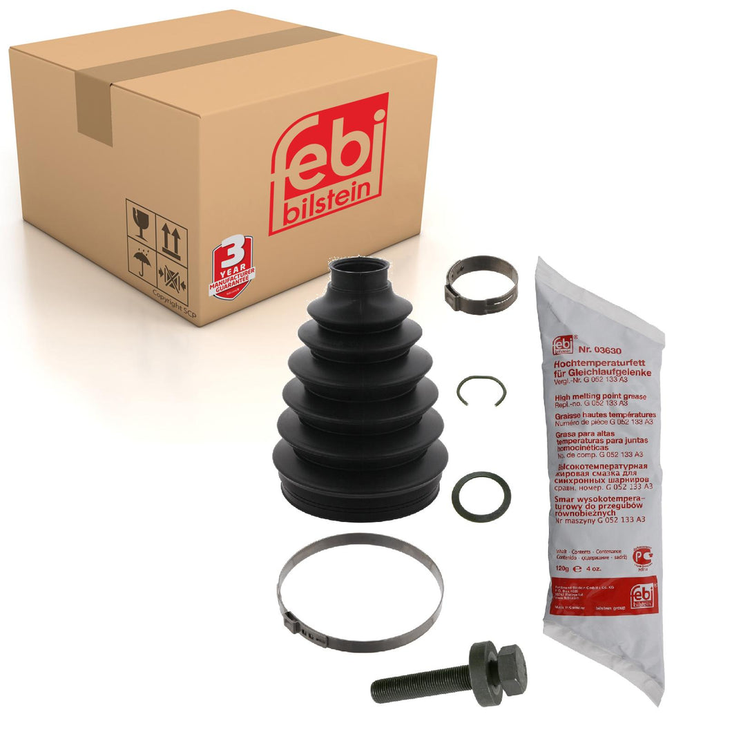 Front Cv Boot Kit Fits Volkswagen Eurovan Transporter syncro 7D Febi 31835