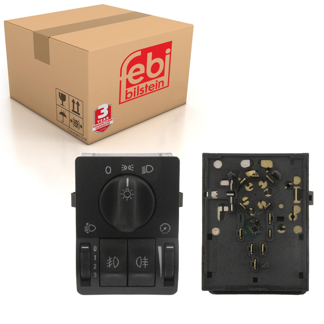 Parking Dipped Lights Fog Light Switch Fits Vauxhall 90437440 Febi 32322