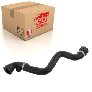 Left Upper Radiator Hose Inc Quick-Release Fastener Fits BMW 3 Series Febi 32601