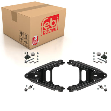 Front Control Arm Kit Inc Stabiliser Links Fits Smart Cabrio model 45 Febi 32702