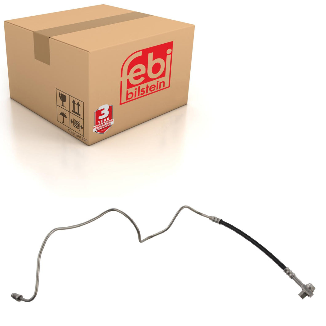 Rear Left Brake Hose Inc Bolt & Sealing Ring Fits Volkswagen Bora Gol Febi 33019