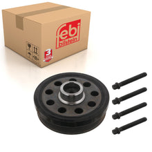 Load image into Gallery viewer, Decoupled Crankshaft Pulley Inc Bolts Fits BMW 1 Series E81 E82 E87 L Febi 33077