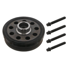 Load image into Gallery viewer, Decoupled Crankshaft Pulley Inc Bolts Fits BMW 1 Series E81 E82 E87 L Febi 33077