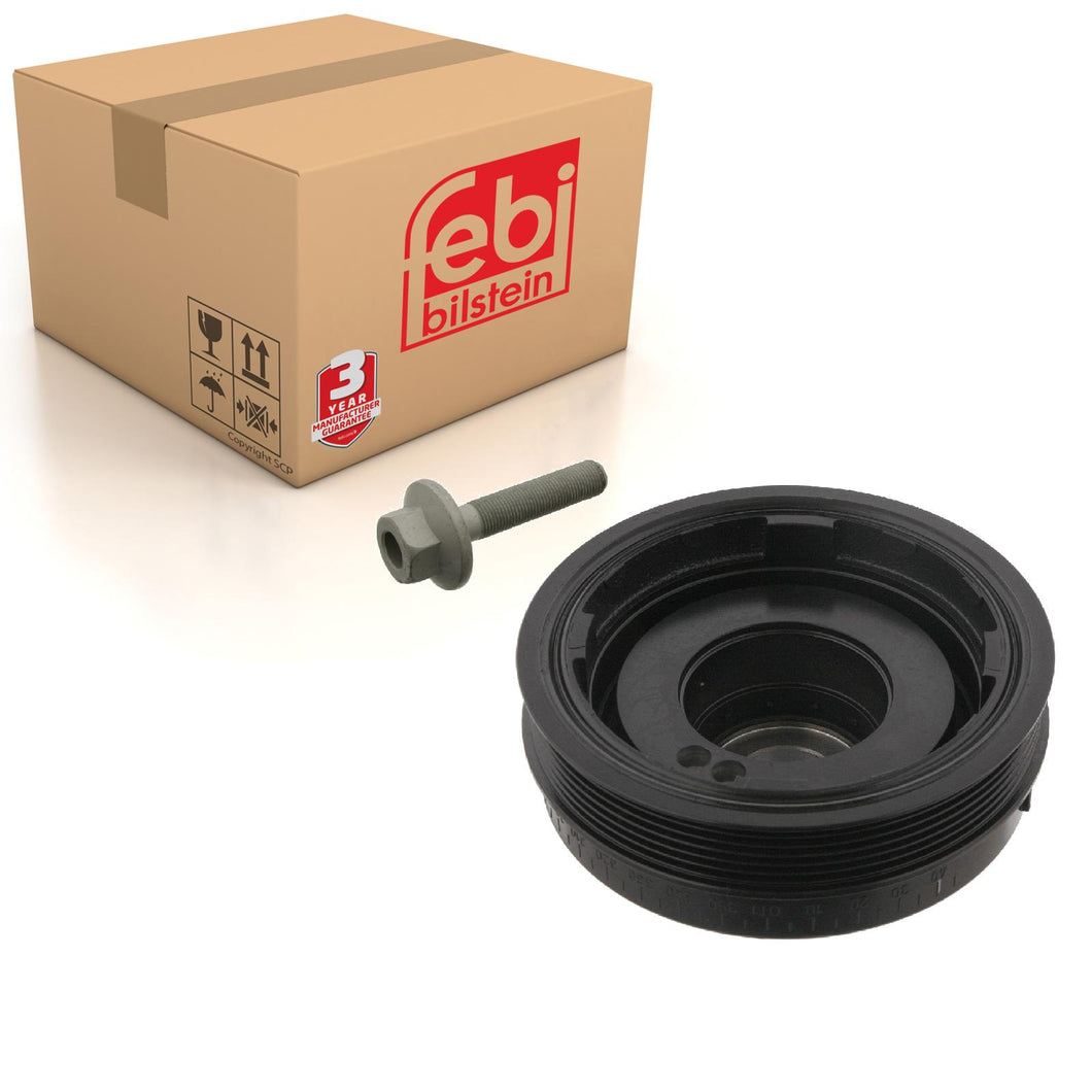 Decoupled Crankshaft Pulley Inc Bolt Fits Mercedes Benz C-Class Model Febi 33579