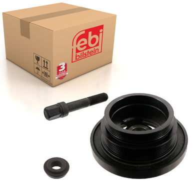 Decoupled Crankshaft Pulley Inc Bolt & Disc Fits BMW 3 Series E46 5 E Febi 33613