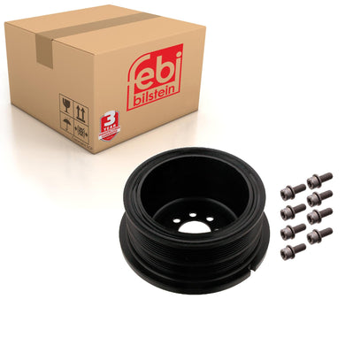Decoupled Crankshaft Pulley Inc Bolts Fits BMW 5 Series E60 LCI E61 6 Febi 33614