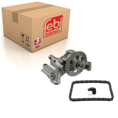 Oil Pump Kit Inc Sprocket Chain & Sliding Rail Fits Volkswagen Bora 4 Febi 33751