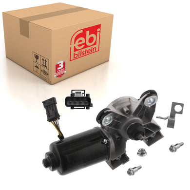 Front Wiper Motor Inc Additional Parts Fits Vauxhall Vectra LHD Only Febi 33752