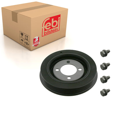 Decoupled Crankshaft Pulley Inc Bolts Fits Peugeot 106 Citroen AX Sax Febi 33787