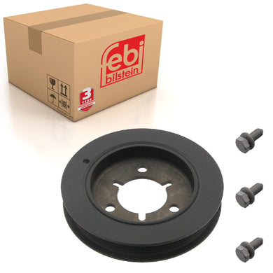 Decoupled Crankshaft Pulley Inc Bolts Fits Peugeot 106 405 Partner Ra Febi 33796