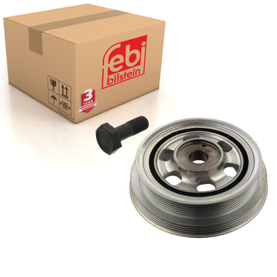 Decoupled Crankshaft Pulley Inc Bolt Fits FIAT Ducato 250 Peugeot Box Febi 33801