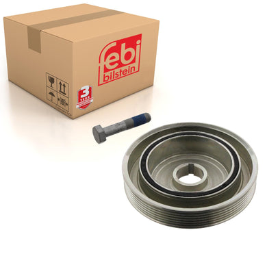 Decoupled Crankshaft Pulley Inc Bolt Fits Lancia Phedra FIAT Scudo Ul Febi 33808