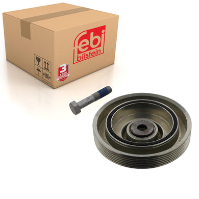 Decoupled Crankshaft Pulley Inc Bolt Fits Peugeot 206 Expert Partner Febi 33809