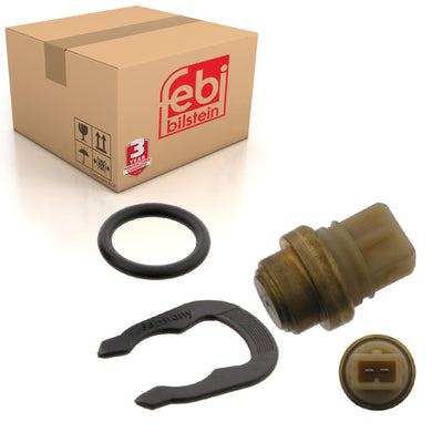 Coolant Temperature Sensor Inc Seal & Retaining Spring Fits Volkswage Febi 33888