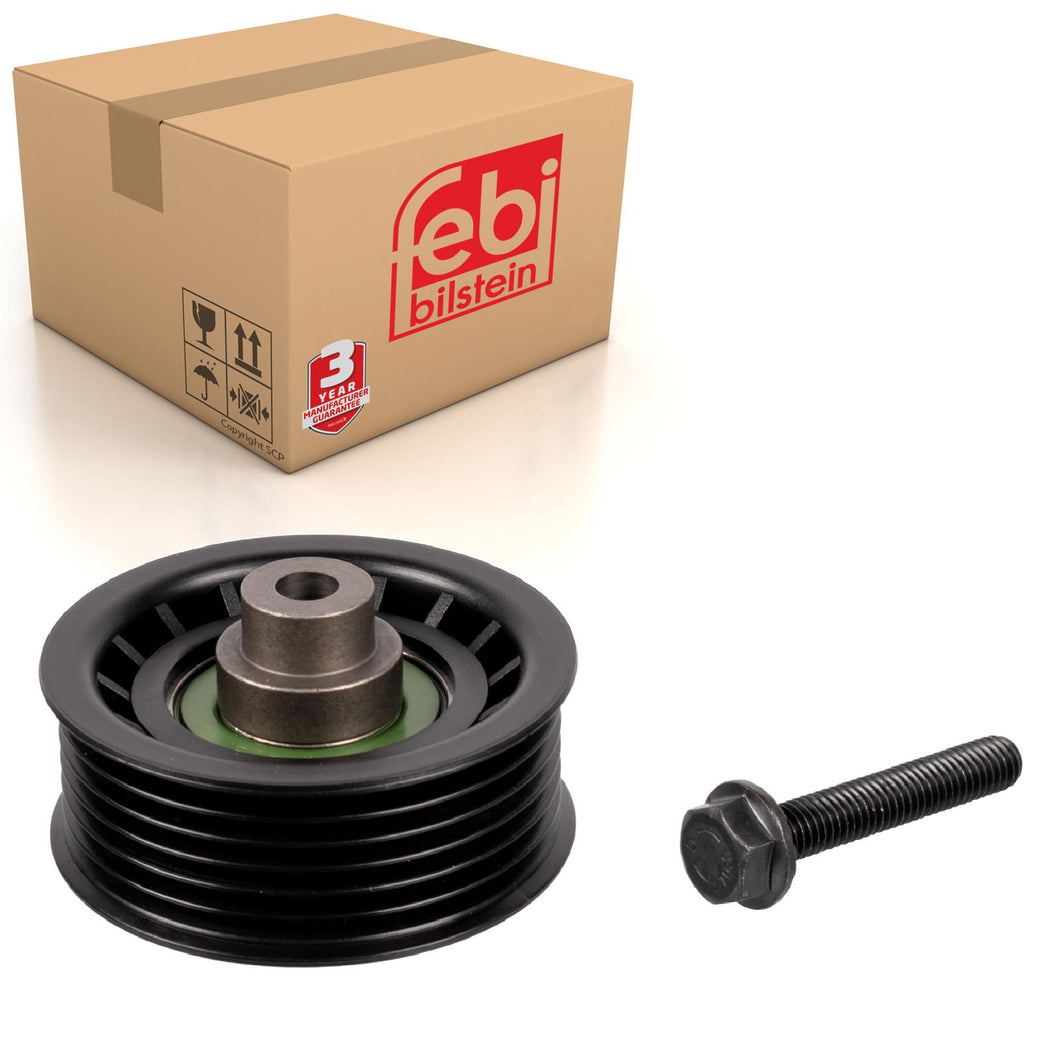 Auxiliary Belt Idler Pulley Inc Bolt Fits Ford FIAT Ducato 250 Galaxy Febi 33941