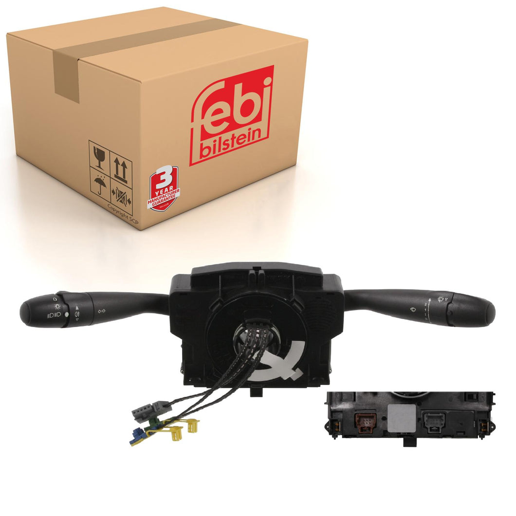 Steering Column Switch Assembly Fits Peugeot Partner Ranch Citroen Be Febi 34810