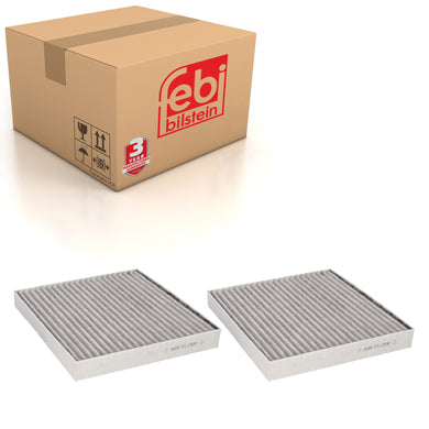 Cabin Filter Set Fits BMW X3 20d xDrive X3 28i xDrive X3 30d xDrive X Febi 34814