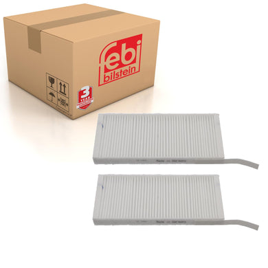 Cabin Filter Set Fits Vauxhall Movano OE 7701209837 Febi 34824