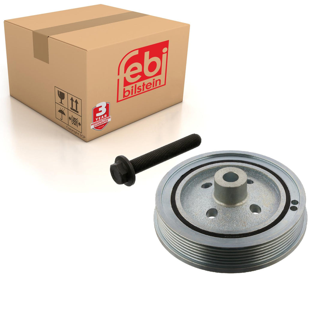 Decoupled Crankshaft Pulley Inc Bolt Fits Ford C-MAX Focus Tourneo 2 Febi 34847