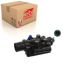 Load image into Gallery viewer, Thermostat Housing Inc Temperature Switch Fits Peugeot 1007 206 206+ Febi 34977