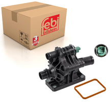 Load image into Gallery viewer, Thermostat Housing Inc Temperature Switch &amp; Seal Fits FIAT Scudo Volv Febi 36036