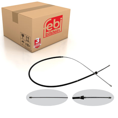 Rear Drum Brake Brake Cable Fits Volkswagen Crosspolo Polo Seat Ibiza Febi 36348