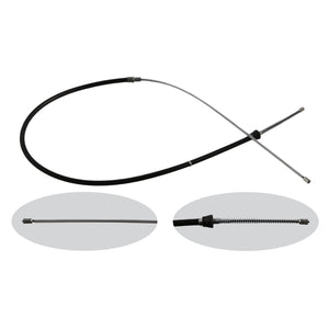 Rear Drum Brake Brake Cable Fits Volkswagen Crosspolo Polo Seat Ibiza Febi 36348