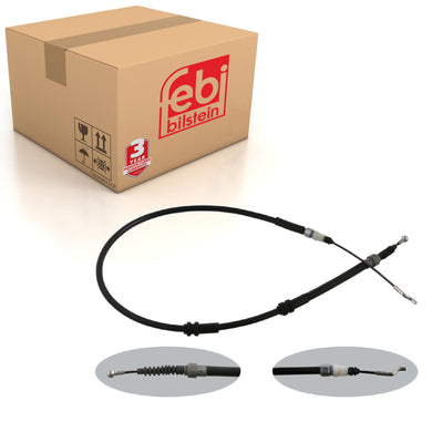 Rear Brake Cable Fits Volkswagen Transporter 7J OE 7H0609701D Febi 36352