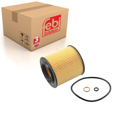 Oil Filter Inc Seal Rings Fits BMW 125 i Cabrio 125 i Coupe 128 i Ca Febi 36628