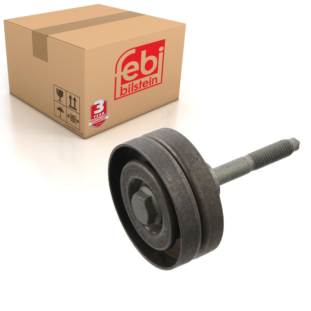 Auxiliary Belt Idler Pulley Inc Bolt Fits Volkswagen Beetle CC Crossg Febi 36692