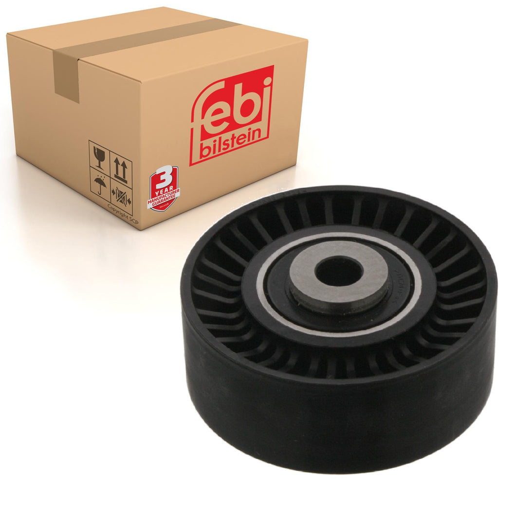 Auxiliary Belt Idler Pulley Fits Peugeot 206 4007 Citroen C Crosser X Febi 36867