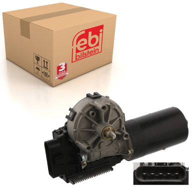 Front Wiper Motor Fits Volkswagen Sharan Seat Alhambra LHD Only Febi 36991