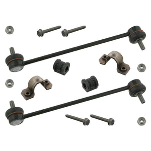 Front Anti Roll Bar Bush Kit Inc Stabiliser Links Fits Volkswagen Cro Febi 37076