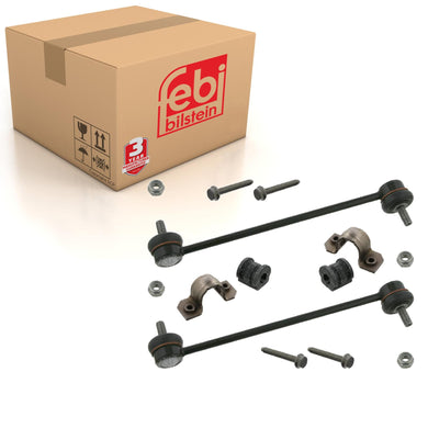 Front Anti Roll Bar Bush Kit Inc Stabiliser Links Fits Volkswagen Ame Febi 37077