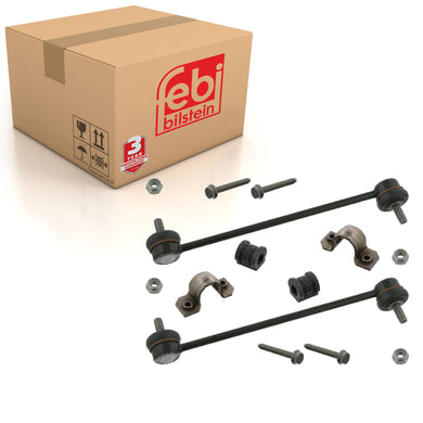 Front Anti Roll Bar Bush Kit Inc Stabiliser Links Fits Volkswagen Cro Febi 37089
