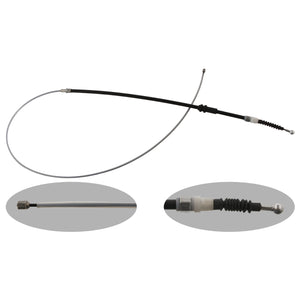 Rear Brake Cable Fits Volkswagen Caddy 4motion 2K OE 2K0609721Q Febi 37218