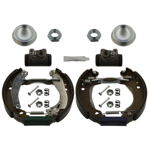 Rear Brake Shoe Set Inc Additional Parts Fits Peugeot 205 OE 42416L Febi 37496