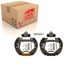 Load image into Gallery viewer, Rear Brake Shoe Set Inc Additional Parts Fits Volkswagen Golf Cabrio Febi 37547