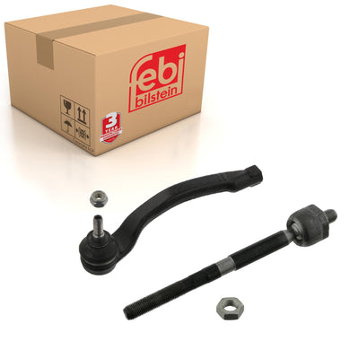 Front Left Tie Rod Inc Tie Rod End Nut & Lock Nut Fits Renault Grand Febi 37617