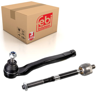 Front Right Tie Rod Inc Tie Rod End Nut & Lock Nut Fits Renault Grand Febi 37618