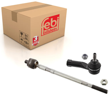 Front Right Tie Rod Inc Tie Rod End Nut & Lock Nut Fits Renault Clio Febi 37632