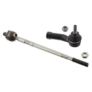 Front Right Tie Rod Inc Tie Rod End Nut & Lock Nut Fits Renault Clio Febi 37632