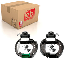 Load image into Gallery viewer, Rear Brake Shoe Set Inc Additional Parts Fits Ford Mazda 121 3X DW JA Febi 37666